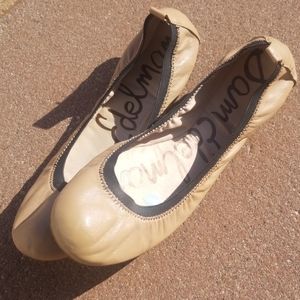 Sam Edelman tan ballet flats